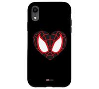 Marvel Spider-Man Miles Morales Masque de Saint-Valentin Cœur Coque pour iPhone XR