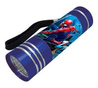 Marvel Spider-Man Mini Lampe de Poche, Conception de Lampe de Poche Spider-Man, 9 LED, Comprend une Dragonne, Cadeau pour Enfants (Bleu Marine)