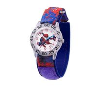 Marvel Spider-Man - Montre analogique à quartz avec bracelet en nylon pour enfants, bleu, bracelet, bleu, Bracelet