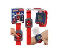 MARVEL Spider-Man Montre éducative multifonctionnelle avec jeux, alarme, chronomètre pour enfants