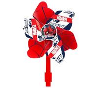 Marvel Spider-Man Moulin à Vent Rouge pour Guidon de vélo, Trottinette, pour Enfants (A)