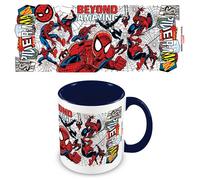 Marvel - Spider-Man - Mug "Beyond Amazing" Intérieur Coloré Bleu 315ml