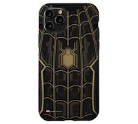 Marvel Spider-Man No Way Home Costume noir et doré Coque pour iPhone 11 Pro