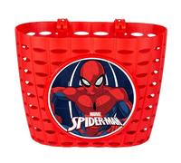 Marvel Spider-Man Panier de Guidon pour Enfants, Panier pour garçons pour vélo, Trottinette 20x15x16 cm (A)