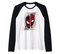 Marvel Spider-Man Peter Parker & Miles Morales Split Mask Manche Raglan