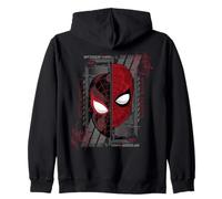 Marvel Spider-Man Peter Parker & Miles Morales Split Mask Sweat à Capuche