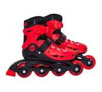 Marvel Spider-Man Roller Skates réglables pour garçon, sûrs, Rouges et Noirs (Rouge, 30-33 EU)