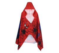 Marvel Spider-Man Serviette à Capuche pour Enfant Rouge et Bleu Taille Unique 70 x 140 cm