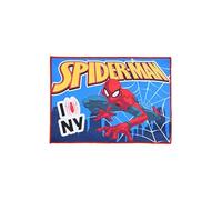 Marvel Spider-Man Serviette pour enfants, 30 x 40 cm, bleu et rouge, design New York