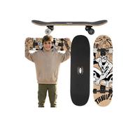 MARVEL Spider-Man Skateboard en bois pour adolescents, grand format 79 cm, planche antidérapante jusqu'à 100 kg