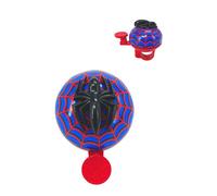 Marvel Spider-Man Sonnette de Velo 3D pour Enfants, Klaxon de Securite pour Garcons, Accessoire de Guidon Universel pour VTT & Trottinette, Cadeau d'anniversaire Original Rouge & Bleu