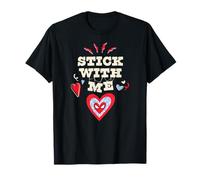 Marvel Spider-Man Stick with Me Valentine's Day Heart T-Shirt
