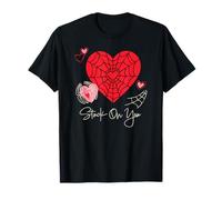 Marvel Spider-Man Stuck on You Valentine's Day Heart T-Shirt