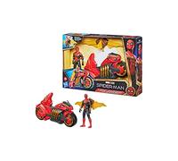 Marvel Spider-Man, Super arachno-moto avec figurine Spider-Man ailée amovible, dès 4 ans