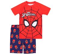 Marvel Spider-Man Swimsuit Garçons des Gamins Deux pièces Top Shorts Swim Set 9-10 Ans