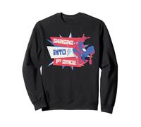 Marvel Spider-Man Swinging Into 1st Grade Back to School Sweatshirt