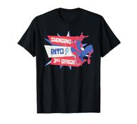 Marvel Spider-Man Swinging Into 3rd Grade Back to School T-Shirt