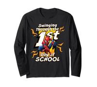 Marvel Spider-Man Swinging Through The 1st Day of School Manche Longue
