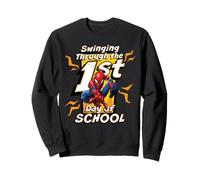 Marvel Spider-Man Swinging Through The 1st Day of School Sweatshirt