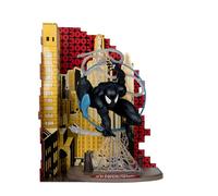 Marvel Spider-Man (Symbiote Suit) échelle 1:6 à collectionner avec scène et bande dessinée (basé sur The Amazing Spider-Man #300) McFarlane Toys