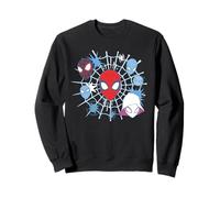 Marvel Spider-Man Team Spidey Big Face Collage Sweatshirt