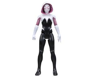 Marvel Spider-Man Titan Series, Figurine Deluxe Ghost-Spider de 30 cm, Jouets de Super-héros pour Enfants, dès 4 Ans, Black, White, Pink