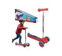 Marvel Spider-Man Trottinette à Trois Roues, équilibrée, antidérapante, Pliable jusqu'à 20 kg (Rouge Spider-Man)