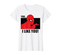 Marvel Spider-Man, tu me plais T-Shirt, Femme, Blanc, L