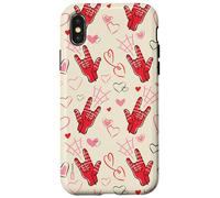Marvel Spider-Man Valentine's Day Spidey Thwip Heart Pattern Coque pour iPhone X/XS