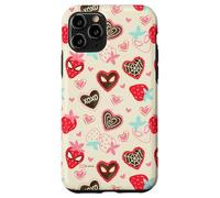 Marvel Spider-Man Valentine's Day Strawberries and Hearts Coque pour iPhone 11 Pro
