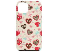Marvel Spider-Man Valentine's Day Strawberries and Hearts Coque pour iPhone 13