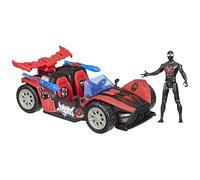 Marvel Spider-Man VenomVersus Epic World of Action Miles Morales Bolide de Course Remix, Figurine et Voiture, Jouets de Super-héros, dès 4 Ans