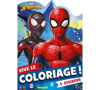 Marvel Spider-Man - Vive le coloriage ! (Miles Morales et Spider-Man) - Collectif - Hemma - broché - Document jeunesse