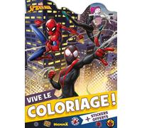 Marvel Spider-Man - Vive le coloriage ! (Spider-Man Team) - + stickers offerts - Collectif - Hemma - broché - Document jeunesse
