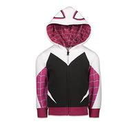 Marvel Spider-Verse Spider-Gwen Ghost Spider Big Girls Fleece Hoodie Spiderman 14-16