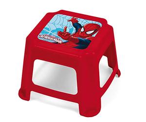 Marvel Spiderman 707978 Tabouret Marchepied Plastique Rouge/Bleu 21 x 27 x 27 cm