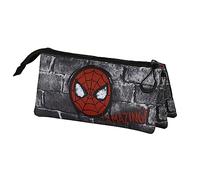 Marvel Spiderman Amazing-Trousse Triple FAN 2.0, Multicolore