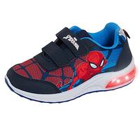 Marvel Spiderman Baskets lumineuses pour garçon avec lumières clignotantes Bleu marine, bleu marine, 25 EU