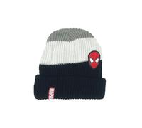 Marvel Spiderman Bonnet pour enfant | Cadeaux pour garçons | Bonnet d'hiver Spidey | Bonnet tricoté | Bonnet pour enfant, Noir , 52