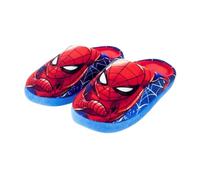 Marvel Spiderman Chaussons Enfants, Pantoufles Cadeau Garçons et Adolescentes, Tailles EU 28 à 33 (Bleu, EU 33, Système Taille Chaussures EU, Enfant de 2 à 5 ans, Homme, Numérique, Moyen, 33)