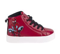 Marvel Spiderman Chaussures de Sport Garçons, Design Super-Héros Baskets Montantes, Tailles EU 28 a 32 (Rouge, Système Taille Chaussures EU, Enfant de 2 à 5 Ans, Homme, Numérique, Moyen, 28)