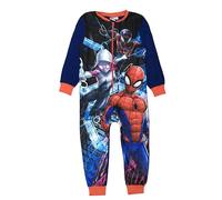 Marvel Spiderman Combinaison Pyjama Surpyjama Grenouillere Polaire Garçon ou Filles, Taille 2-10 Ans