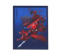 Marvel © Spiderman Comic Carnage - Ecusson thermocollant patches appliques, Taille: 5,3 x 6,4 cm