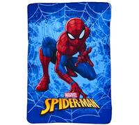 Marvel Spiderman Couverture douillette pour enfant 100 x 140 cm en polaire moelleuse 220 g/m² chaude et légère, parfaite pour la chambre d'enfant et le lit d'enfant