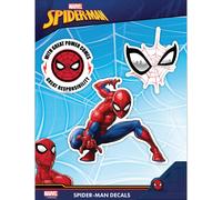 Marvel SpiderMan Decals Lot de 3 autocollants en vinyle pour voiture, bouteille d'eau, casque de vlo, ordinateur portable, skateboard Marvel aut