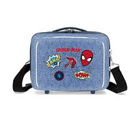 Marvel Spiderman Denim, Bleu, Talla Unica, Trousse en ABS