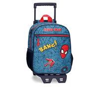 Marvel Spiderman Denim Sac à dos Petit avec chariot Bleu 23 x 28 x 10 cm Polyester 6,44 L