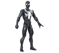 Marvel Spiderman E2344 Figurine Titan Spider Black Suit 30 cm
