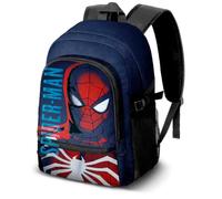 Marvel Spiderman Gaze-Sac à dos Fight FAN 2.2, Bleu 31 x 44 cm, Capacité 24 L
