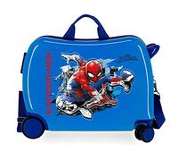 Marvel Spiderman Geo Valise Enfant Bleu 50x38x20 cms Rigide ABS Serrure à combinaison 34L 2,1Kgs 4 roues Bagage à main